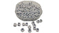 Plastic Beads Numbers 7x7x7xmm Cube White:4mm Hole: For Jewellery Bracelet Making Crafts [ac-bds-00027]