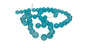 Crackle Glass Beads 8 MM Hole Size:1 MM Round Light Blue For Jewellery Making (1 String, 100 Beads) [ac-bds-00032-m24]