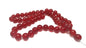 Crackle Glass Beads 8 MM Hole Size:1 MM Round Red For Jewellery Making (1 String, 100 Beads) [ac-bds-00032-m37]