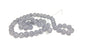 Crackle Glass Beads 8 MM Hole Size:1 MM Round Light Grey For Jewellery Making (1 String, 100 Beads) [ac-bds-00032-m39]