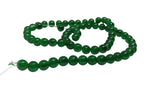 Crackle Glass Beads 6 MM Round Hole Size:1.3 MM Dark Green (1 String, 125 Beads/String) [ac-bds-00033-m12]