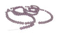 Crackle Glass Beads 6 MM Round Hole Size:1.3 MM Mild Lavendar (1 String, 125 Beads/String) [ac-bds-00033-m19]