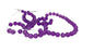 Crackle Glass Beads 6 MM Round Hole Size:1.3 MM Purple (1 String, 125 Beads/String) [ac-bds-00033-m21]