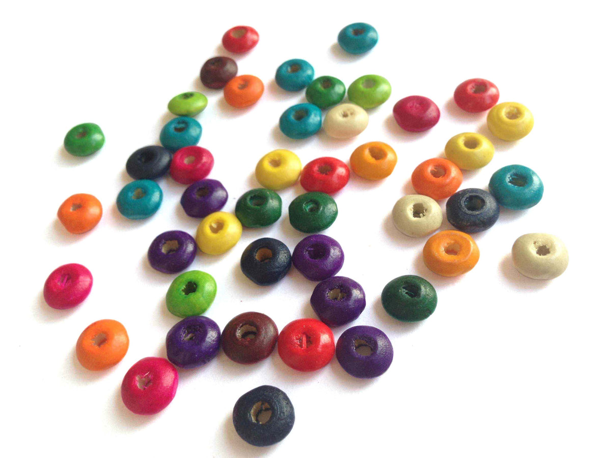 Wooden Beads Disc For Jewellery Making Hobby Arts Crafts [ac-bds-00041]
