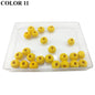 Cotton Thread Beads Balls 13x10 MM For Jewellery Making