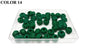 Cotton Thread Beads Balls 13x10 MM For Jewellery Making