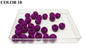 Cotton Thread Beads Balls 13x10 MM For Jewellery Making
