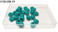 Cotton Thread Beads Balls 13x10 MM For Jewellery Making