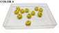 Cotton Thread Beads Balls 13x10 MM For Jewellery Making