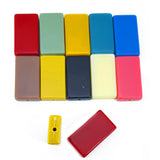 Acrylic Beads (20 Pieces) Random Assorted Colors Rectangle 24x13x5 MM Hole 1.5 MM [ac-bds-00086-m1]