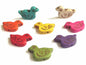 Synthetic Stone Beads 30x15x6 MM (20 Pieces) Bird Duck Hole 1 MM Mixed Colors For Jewellery Making