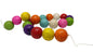 Synthetic Stone Beads 20 MM (1 String, 18-20 Beads) Round Hole 1 MM Mixed Colors 15.5 Inch For Jewellery Making [ac-bds-00102-m1]