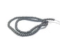 Plastic Imitation Glass Pearl Beads 3 MM (1 String, 210 Beads) Round Hole 1 MM Silver Color 31 Inch For Jewellery Making [ac-bds-00103-m3]