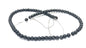 Plastic Imitation Glass Pearl Beads 4 MM (1 String, 75 Beads) Round Hole 1 MM Deep Bluish Grey  13 Inch For Jewellery Making [ac-bds-00104-m10]