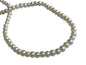 Plastic Imitation Glass Pearl Beads 4 MM (1 String, 200 Beads) Round Hole 1 MM White 31 Inch For Jewellery Making [ac-bds-00104-m2]