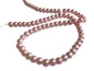 Plastic Imitation Glass Pearl Beads 6 MM (1 String, 130 Beads) Round Hole 0.8 MM Pink 31 Inch For Jewellery Making [ac-bds-00105-m7]