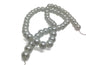 Plastic Imitation Glass Pearl Beads 8 MM (1 String, 100 Beads) Round Hole 1 MM White 31 Inch For Jewellery Making [ac-bds-00106-m1]
