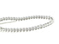 Glass Beads 3 MM (2 Strings, 100-110 Beads/String) Round Hole 1 MM Transparent Color 13 Inch For Jewellery Making [ac-bds-00114-m2]