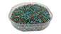 Striped Opaque 8/0 Glass Seed Beads 2.5x2 MM (800 Beads, 25 Grams Wt) Non-Uniform Round Hole 0.8 MM Blue Green Brown For Jewellery Making [ac-bds-00120-m15]