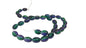 Glass Beads 11x8 MM (1 String, 70-75 Beads) Drum Hole 2 MM Green & Purple 31 Inch For Jewellery Making [ac-bds-00121-m6]