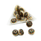 Antique Metal Beads Ethnic Enamel 15x8 MM Hole 2.5 MM Multicolor For Jewellery Making [ac-bds-00125-m1]