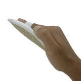 Natural Vetiver Bath Scrub With Cotton Hand Grip (Pack of 2) Fragrant Skin Friendly Khus Ramacham Chrysopogon Zizanioides 5x4x0.75 Inch Eco Friendly Bio Degradable [ac-fmcg-00001-m2]