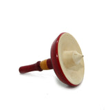 Kids Wooden Hand Spinning Tops Toys (1 Piece, Random Color) 2.5 Inch  [ac-gmetoy-00003-m10]