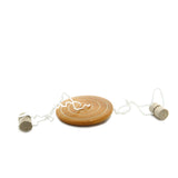 Kids Wooden Hand Spinning Tops Toys With String (1 Piece, Random Color) 1.5 Inch  [ac-gmetoy-00003-m11]