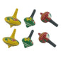 Handpainted Kids Hand Spinning Wooden Tops Toys (Sold as 1 piece) 3-4 CM [M5] [ac-gmetoy-00003-m5]