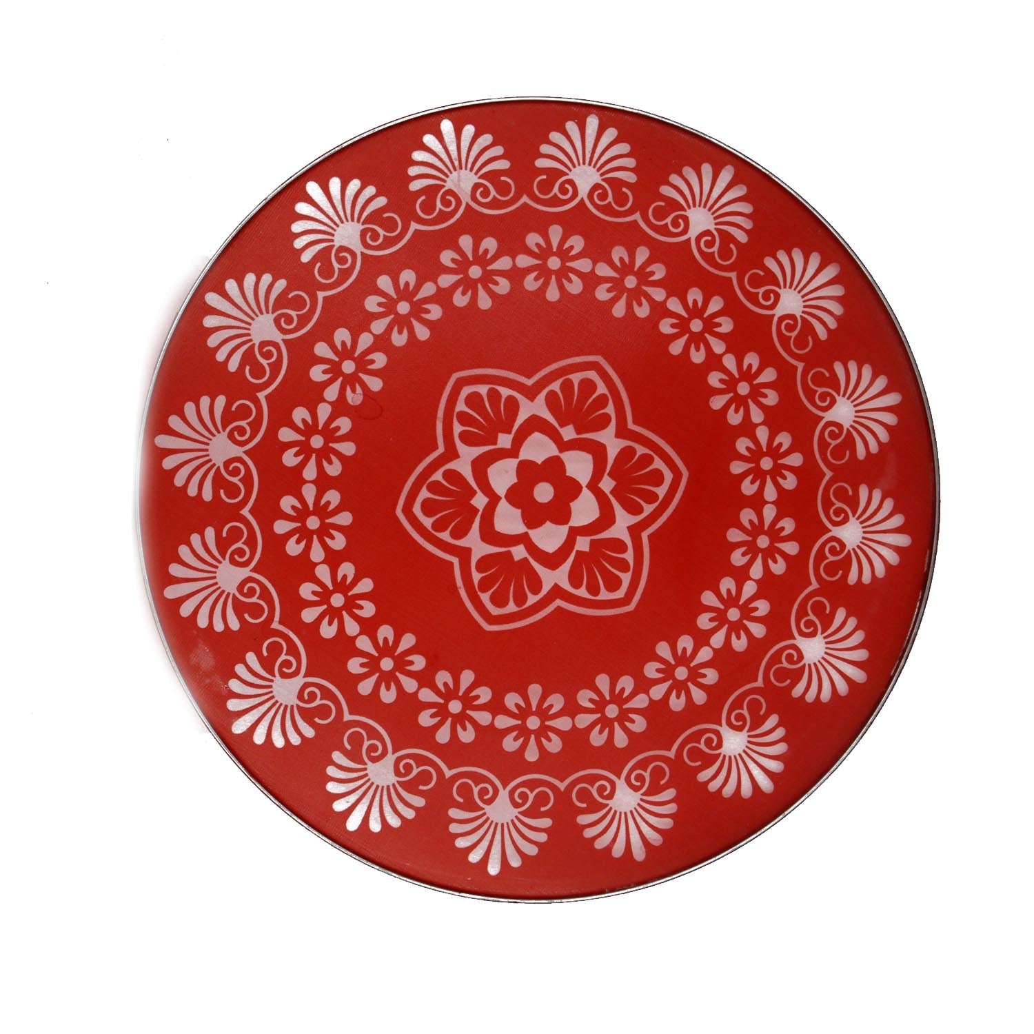 Large Rangoli Stencils (18 Inch, Pack of 2 Pieces) Random Assorted Designs For Sand Powder Indian Art Kolam Festival Decoration [ac-homektchn-00006-m4]