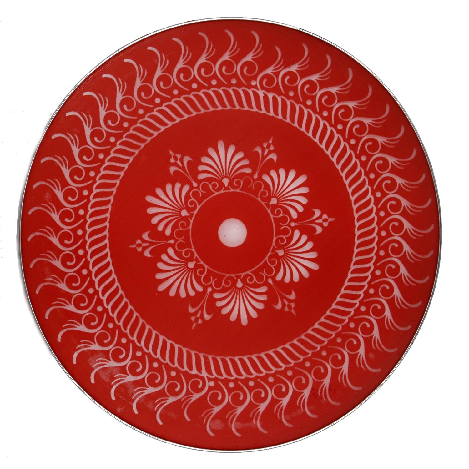 Large Rangoli Stencils (18 Inch, Pack of 2 Pieces) Random Assorted Designs For Sand Powder Indian Art Kolam Festival Decoration [ac-homektchn-00006-m4]