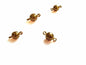 Metal Brass Magnetic Clasps (Pack of 5 pieces) 11x6mm Round Gold Color For Jewellery Making [ac-jwlsupp-00005-m4]