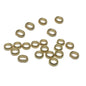 Tarnish Resistant 304-Stainless Steel Crimp Bead Covers 6mm (Pack of 10 pieces) Gold Color Round For Jewellery Making [ac-jwlsupp-00012-m1]