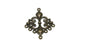 Metal Alloy Connectors (Pack of 4 pieces) for Jewellery Making Dangler Earrings & Pendant 35x31mm Rhombus Antique Bronze Color [ac-jwlsupp-00014-m9]