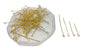 Iron Eye Pins Mixed Size (50 grams, 350 pieces) Range: 1.5 CM to 5 CM Thickness:0.7MM Gold Color For Jewellery Making Crafts [ac-jwlsupp-00024-m2-mix1]