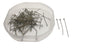 Iron Eye Pins Mixed Size Range: 1.5 CM to 5 CM Thickness:0.7MM Antique Bronze Color (50 Grams, 350 Pieces) For Jewellery Making Crafts [ac-jwlsupp-00024-m3-mix1]
