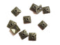 Metal Alloy Bead Caps 11x5mm (20 Pieces) Square Antique Silver Color For Jewellery Making [ac-jwlsupp-00028-m1]