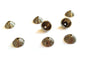 Metal Alloy Bead Caps 11x5mm (20 Pieces) Cone Antique Silver Color For Jewellery Making [ac-jwlsupp-00028-m3]