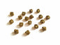 Metal Alloy Bead Spacers 7x6.5mm Bicone Antique Gold Color (10 Grams, 16 Pieces) For Jewellery Making [ac-jwlsupp-00031-m7]