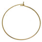 Tarnish Resistant 304-Stainless Steel Hoop Earrings 35mm Thickness:0.7mm Round Gold Color (10 Pieces) For Jewellery Making  [ac-jwlsupp-00034-m7]