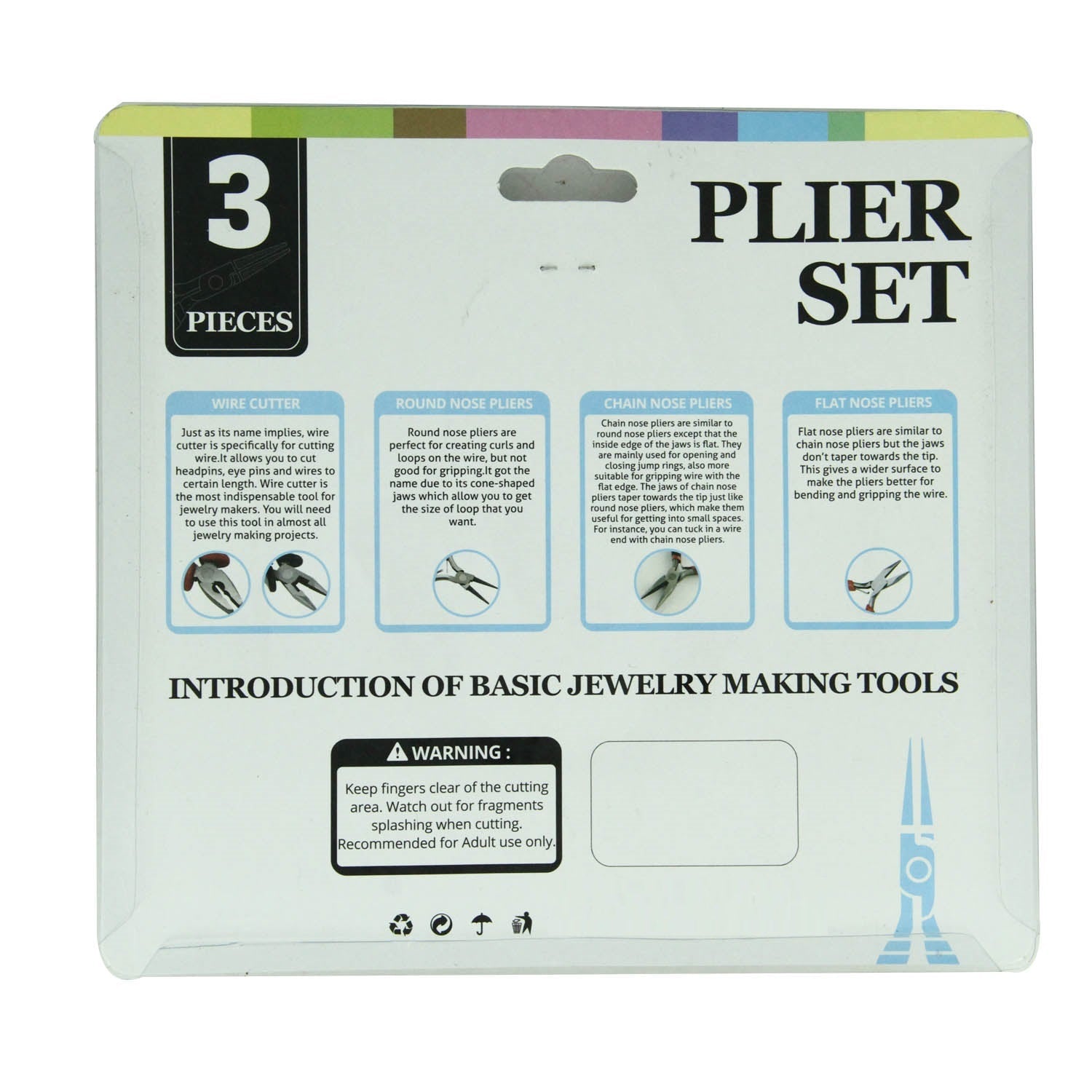 DIY Resin Epoxy UV Jewellery Making Kit Materials With UV Glue Tools, Pliers, Tape, Tweezer, Finger Cots, Pipette and Cup (1 Set) [ac-jwlsupp-00037-m1]