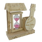 Wooden Pen Stand With Hour Glass Sand Timer Clock [40 Seconds] [ac-lfstylnaccs-00010-m1]