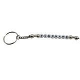 Personalized Name Customized Keychains White [ac-lfstylnaccs-00012-m4]