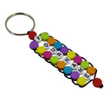 Personalized Name Customized Beaded Keychains Multicolor [ac-lfstylnaccs-00012-m6]