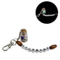 Glow In The Dark Personalized Name Customized Keychains Glass Wish Bottle Multicolor