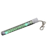 Glow In The Dark Personalized Name Customized Keychains Multicolor In Plastic Vial [ac-lfstylnaccs-00012-m8]