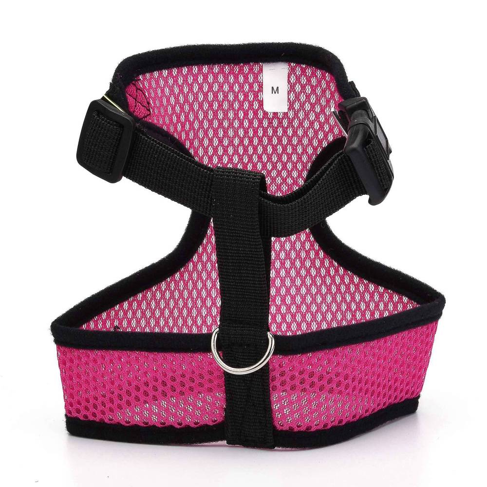 Soft Breathable Pet Dog Vest for Small and Medium Dogs Comfortable Harness Mesh No Pull No Choke Design 6x7 Inch (1 Piece) Pink [ac-lfstylnaccs-00015-m2]