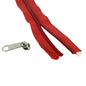 Size 5 Nylon Sewing Zippers 1.38 Inch (2 Meters) With Steel Runners (10 Pieces) Red For Making Bags And Zip Accessories Utilities [ac-sewsupp-00002-combo10]