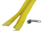 Size 5 Nylon Sewing Zippers 1.38 Inch (2 Meters) With Steel Runners (10 Pieces) Yellow For Making Bags And Zip Accessories Utilities [ac-sewsupp-00002-combo14]