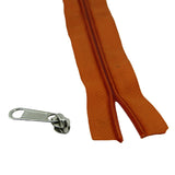 Size 5 Nylon Sewing Zippers 1.38 Inch (2 Meters) With Steel Runners (10 Pieces) Orange For Making Bags And Zip Accessories Utilities [ac-sewsupp-00002-combo15]